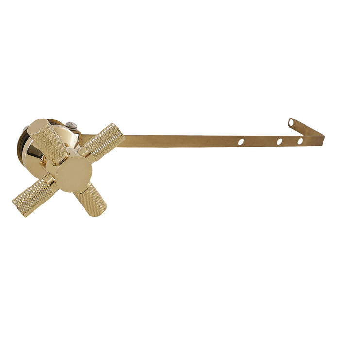 Kingston Convergent KTKNXD2 Universal Front or Side Mount Toilet Tank Lever, Polished Brass