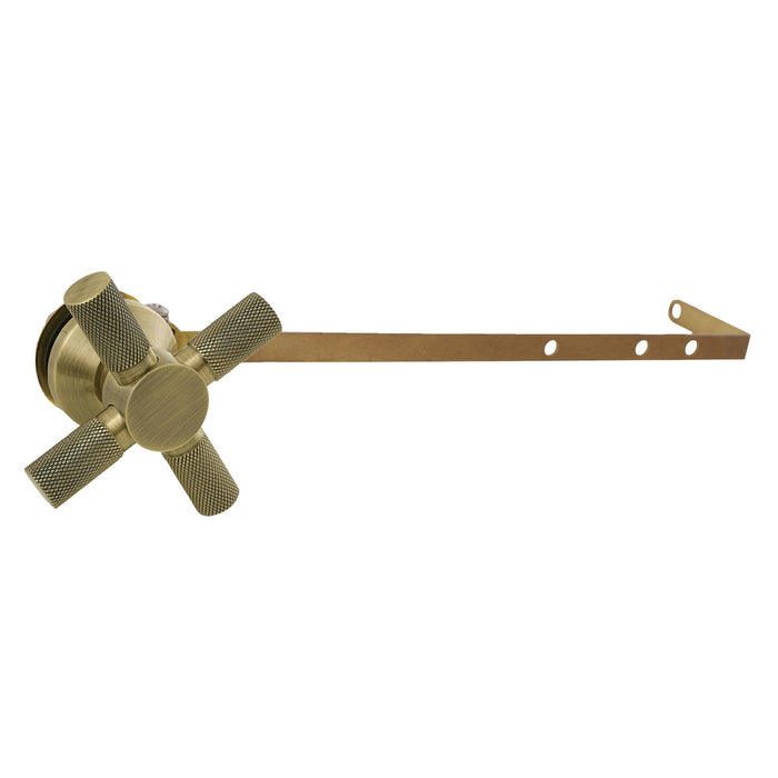 Kingston Convergent KTKNXD3 Universal Front or Side Mount Toilet Tank Lever, Antique Brass