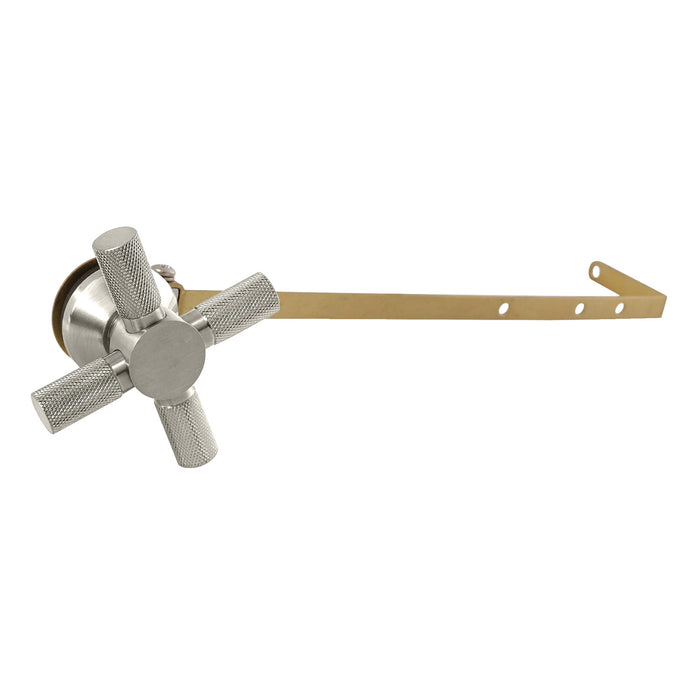 Kingston Convergent KTKNXD8 Universal Front or Side Mount Toilet Tank Lever, Brushed Nickel