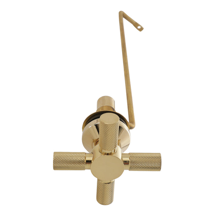 Kingston Convergent KTKNXS2 Side Mount Toilet Tank Lever, Polished Brass