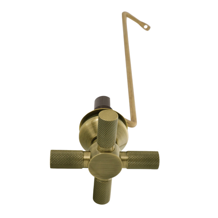 Kingston Convergent KTKNXS3 Side Mount Toilet Tank Lever, Antique Brass