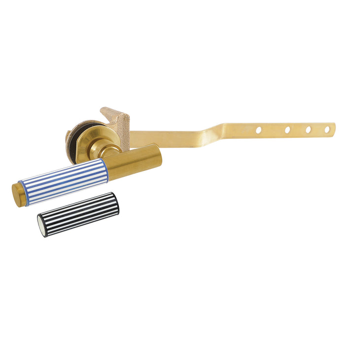Kingston Bel-Air KTKPS7 Front Mount Toilet Tank Lever, Brushed Brass