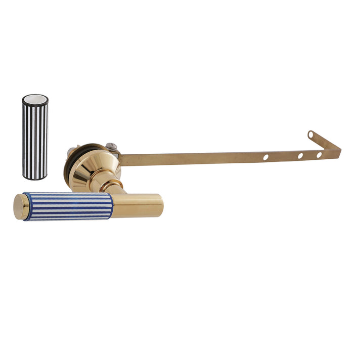 Kingston Bel-Air KTKPSD2 Universal Front or Side Mount Toilet Tank Lever, Polished Brass
