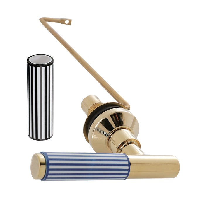 Kingston Bel-Air KTKPSS2 Side Mount Toilet Tank Lever, Polished Brass