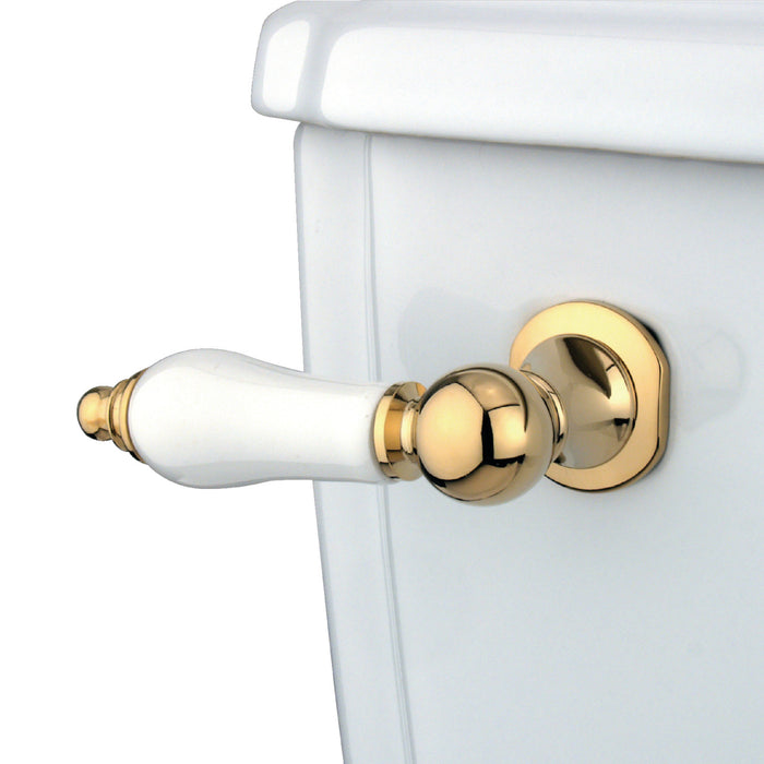 Kingston Heirloom KTPL2 - Victorian Front Mount Toilet Tank Lever, Polished Brass
