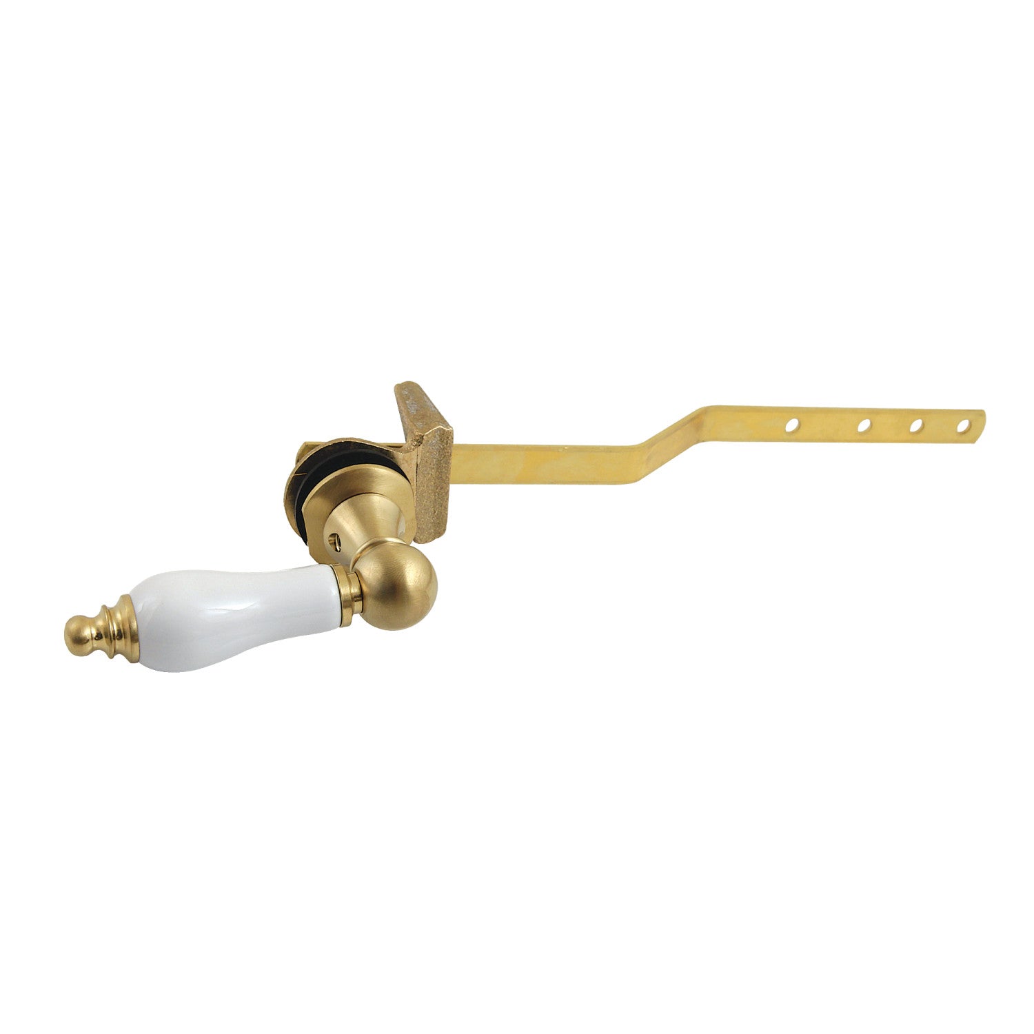 Kingston Brass Viktorianischer Spülkastengriff – Mattschwarz, Aus Metall & Porzellan, Für Die Meisten WC-Modelle