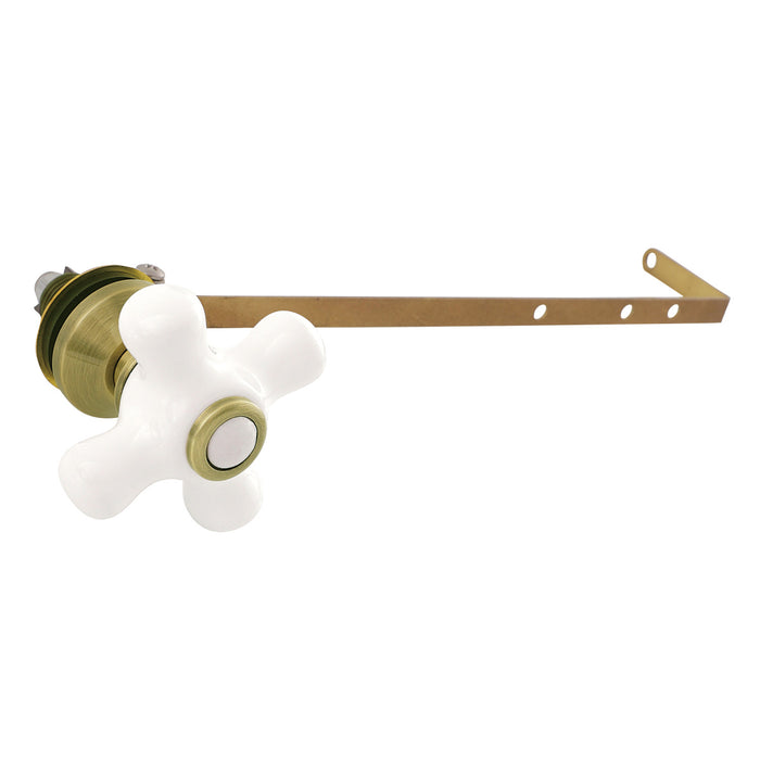 Kingston Victorian KTPXD3 Universal Front or Side Mount Toilet Tank Lever, Antique Brass