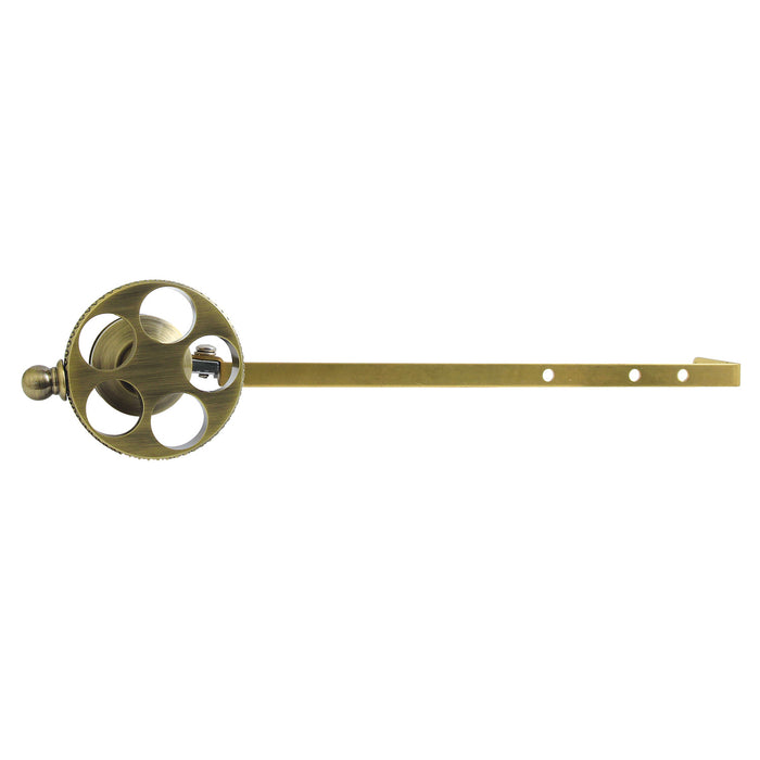 Kingston Sona KTRKXD3 - Webb Universal Front or Side Mount Toilet Tank Lever with Knurled Handle, Antique Brass