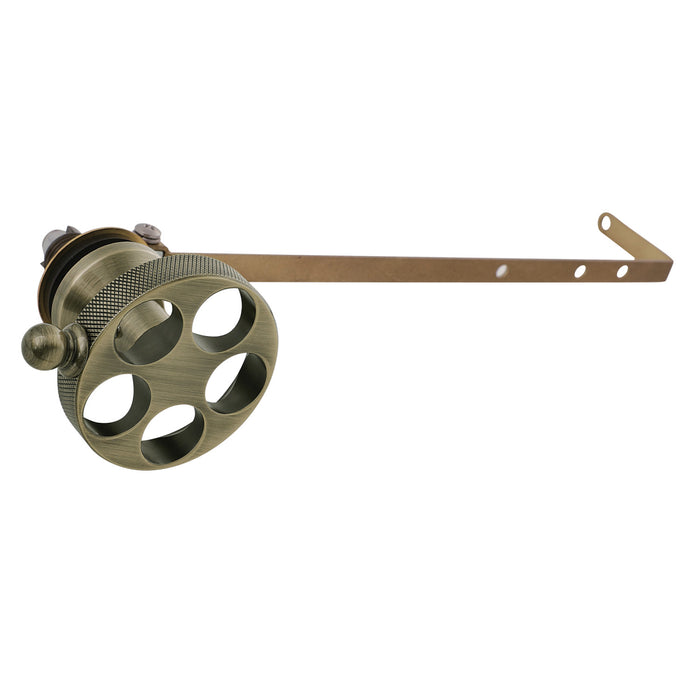 Kingston Wendell KTRKZD3 Universal Front or Side Mount Toilet Tank Lever, Antique Brass