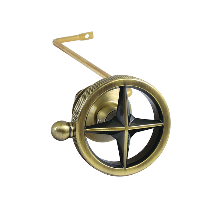 Kingston Sona KTRNKS3 - Levante Side Mount Toilet Tank Lever, Antique Brass