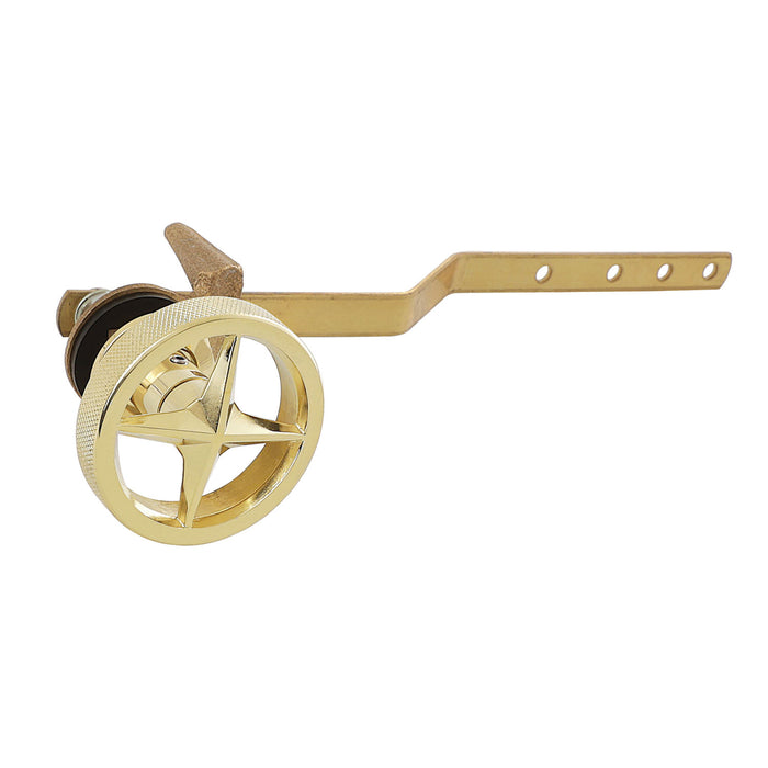 Kingston Ostro KTRNX2 Front Mount Toilet Tank Lever, Polished Brass