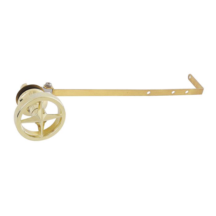 Kingston Ostro KTRNXD2 Universal Front or Side Mount Toilet Tank Lever, Polished Brass