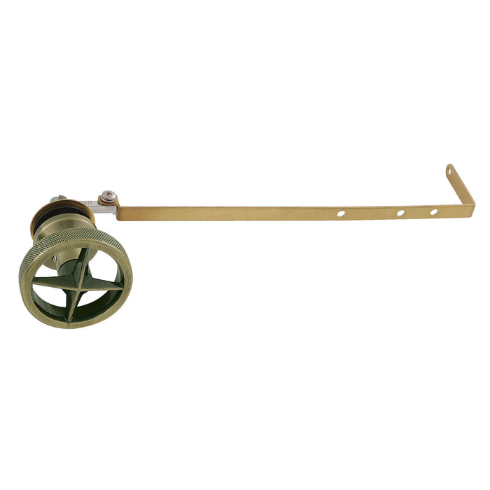 Kingston Ostro KTRNXD3 Universal Front or Side Mount Toilet Tank Lever, Antique Brass
