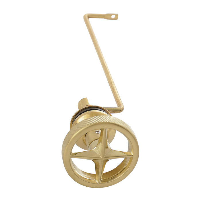 Kingston Ostro KTRNXS7 Side Mount Toilet Tank Lever, Brushed Brass
