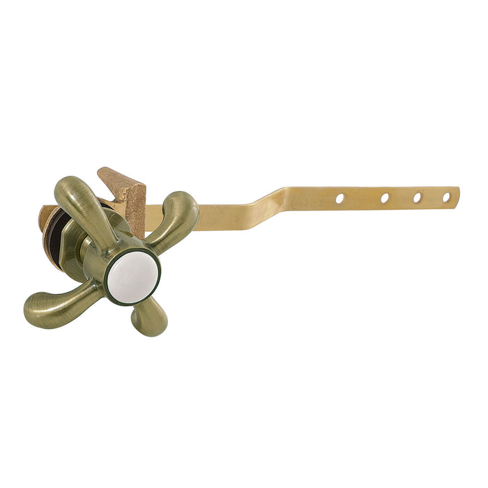 Kingston Heirloom KTTX3 - French Country Front Mount Toilet Tank Lever, Antique Brass