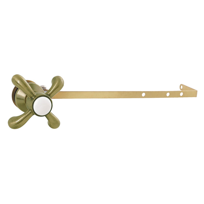 Kingston Heirloom KTTXD3 - French Country Universal Front or Side Mount Toilet Tank Lever, Antique Brass
