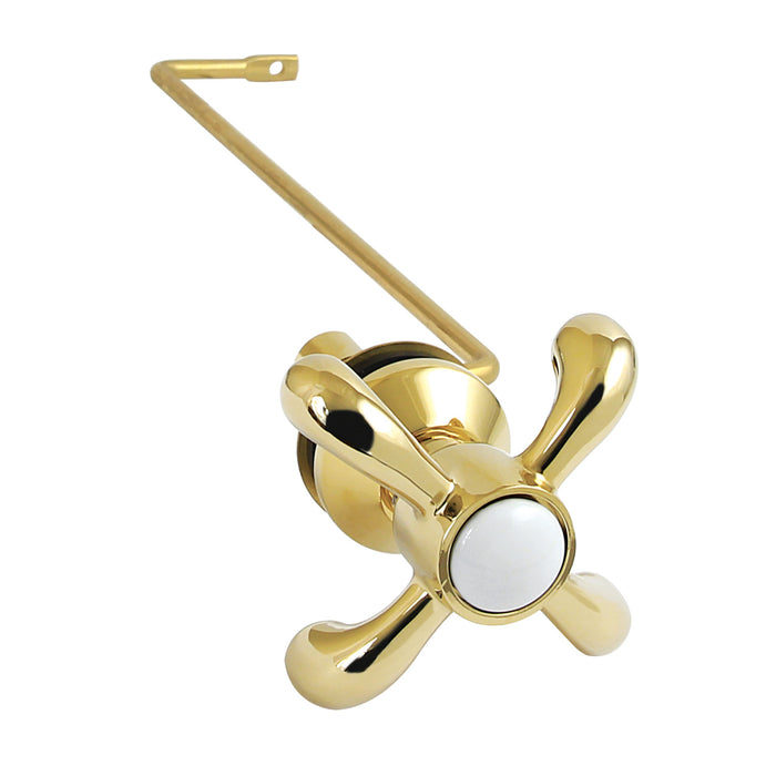 Kingston Heirloom KTTXS2 - French Country Side Mount Toilet Tank Lever, Polished Brass