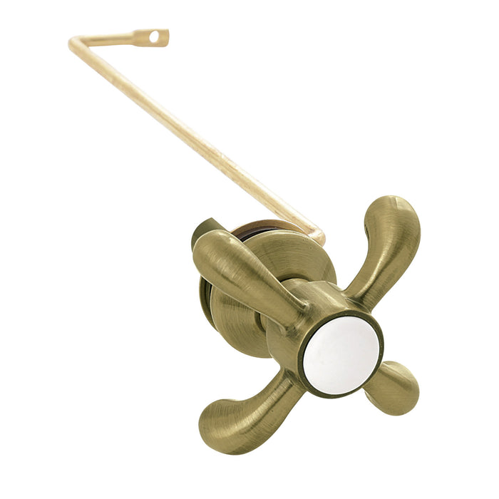 Kingston Heirloom KTTXS3 - French Country Side Mount Toilet Tank Lever, Antique Brass
