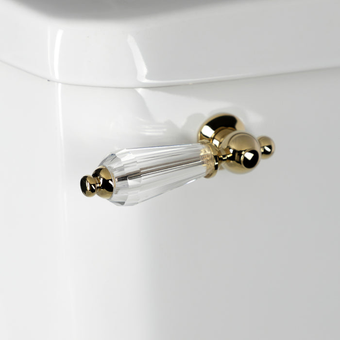 Kingston Heirloom KTWLL2 - Wilshire Front Mount Toilet Tank Lever, Polished Brass