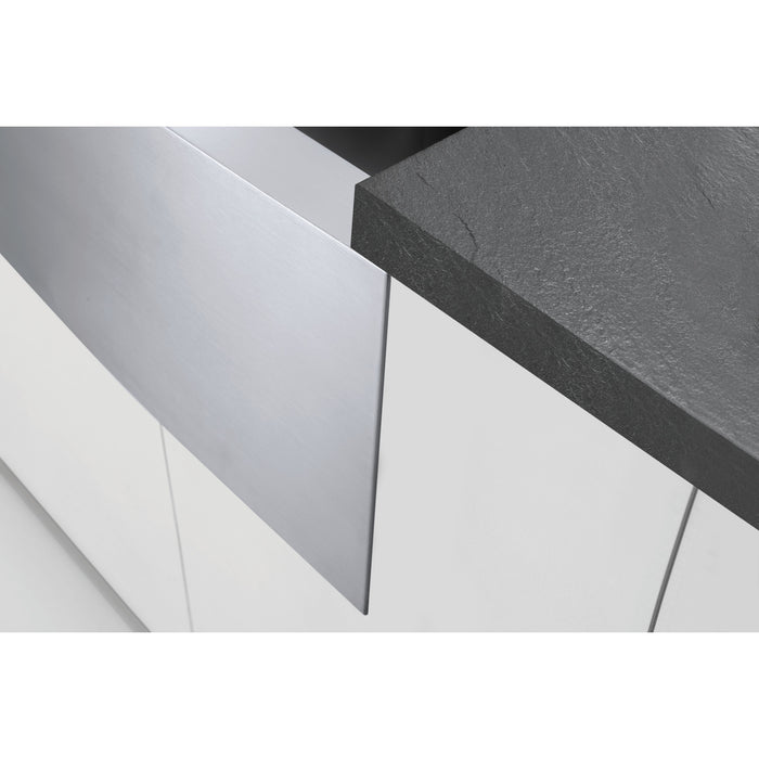 Kingston Sona KUF212110BN - Denver 21-Inch Stainless Steel Apron-Front Single Bowl Farmhouse Kitchen Sink, Brushed Stainless Steel