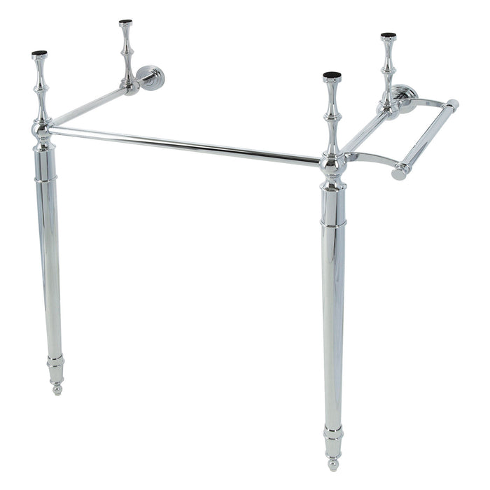 Kingston Edwardian KVPB2215331 Brass Console Sink Legs with Towel Bar, Polished Chrome