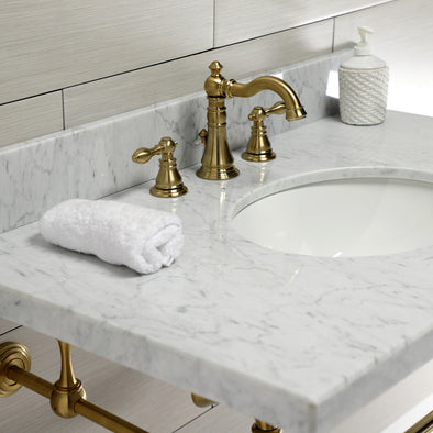 Kingston Heirloom KVPB3622M87 - Edwardian 36-Inch Carrara Marble