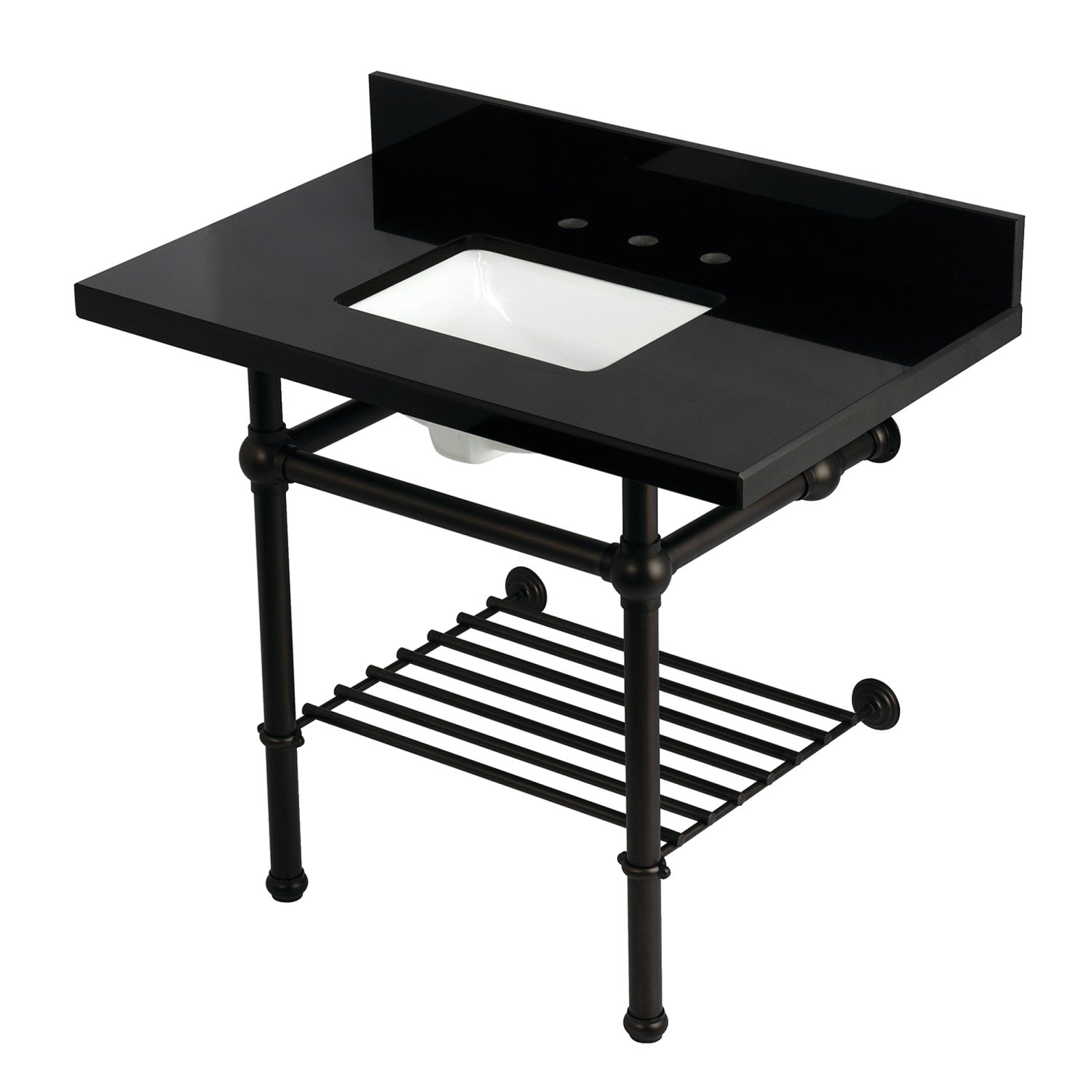 Kingston Heirloom KVPK3630KBSQB5 - Templeton 36-Inch Black Granite