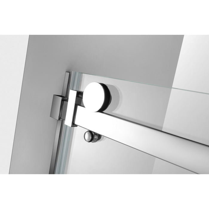 Kingston Tulare KVTAP603216R160-Inch Acrylic Rectangular 3-Wall Anti-Skid Alcove Tub Combo with Tub Door (Right Hand Drain), White/Polished Chrome