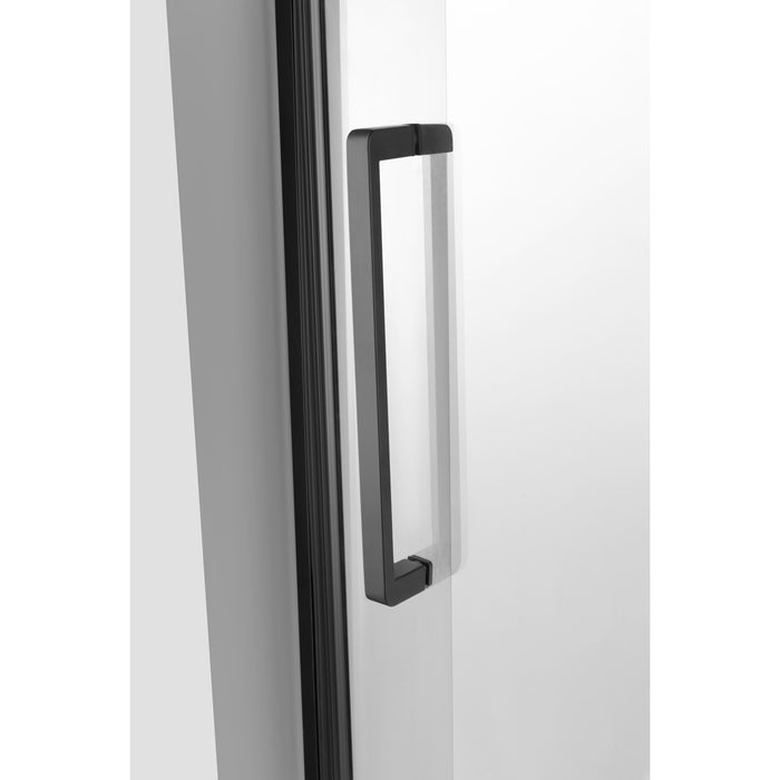 Kingston Tulare KVTDE603121R060-Inch Acrylic Rectangular 3-Wall Alcove Tub Combo with Tub Door (Right Hand Drain), White/Matte Black