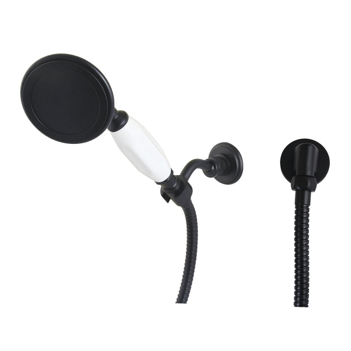 Kingston Heirloom KX10200BE - Vintage Hand Shower Kit, Matte Black