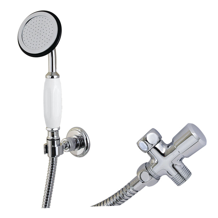 Kingston Heirloom KX10201SD - Vintage Hand Shower Kit, Polished Chrome