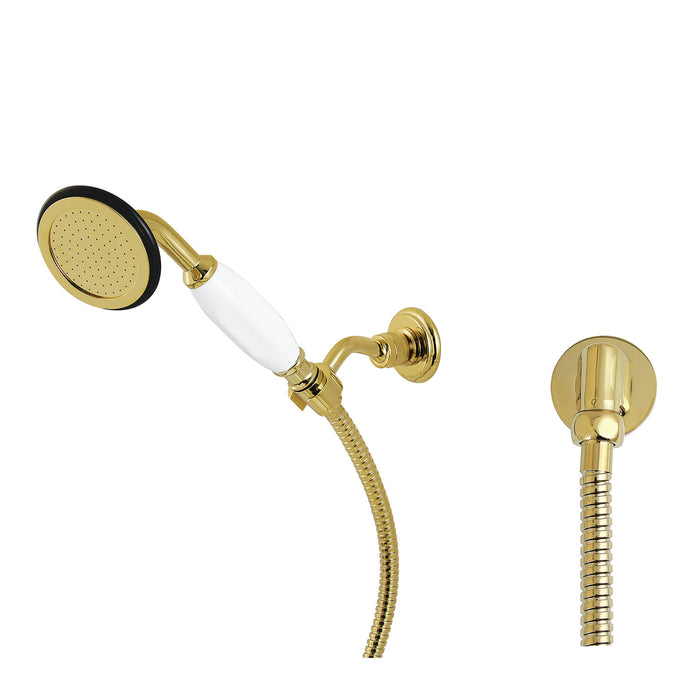Kingston Heirloom KX10202BE - Vintage Hand Shower Kit, Polished Brass