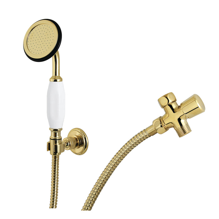 Kingston Heirloom KX10202SD - Vintage Hand Shower Kit, Polished Brass
