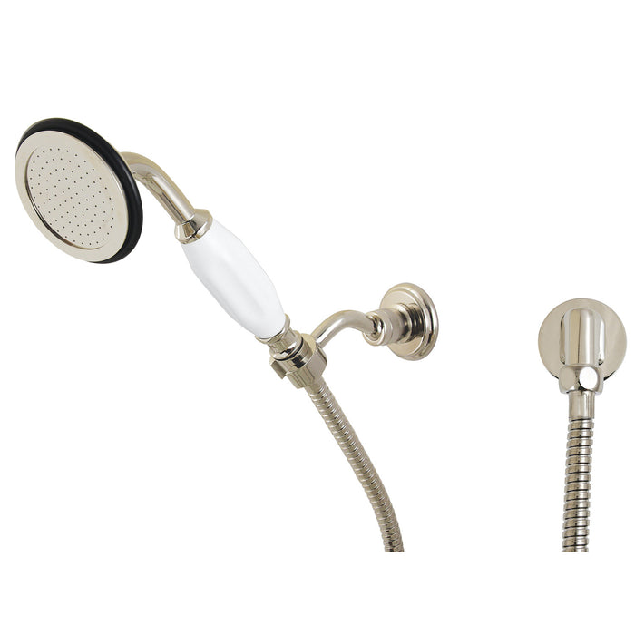 Kingston Heirloom KX10206BE - Vintage Hand Shower Kit, Polished Nickel