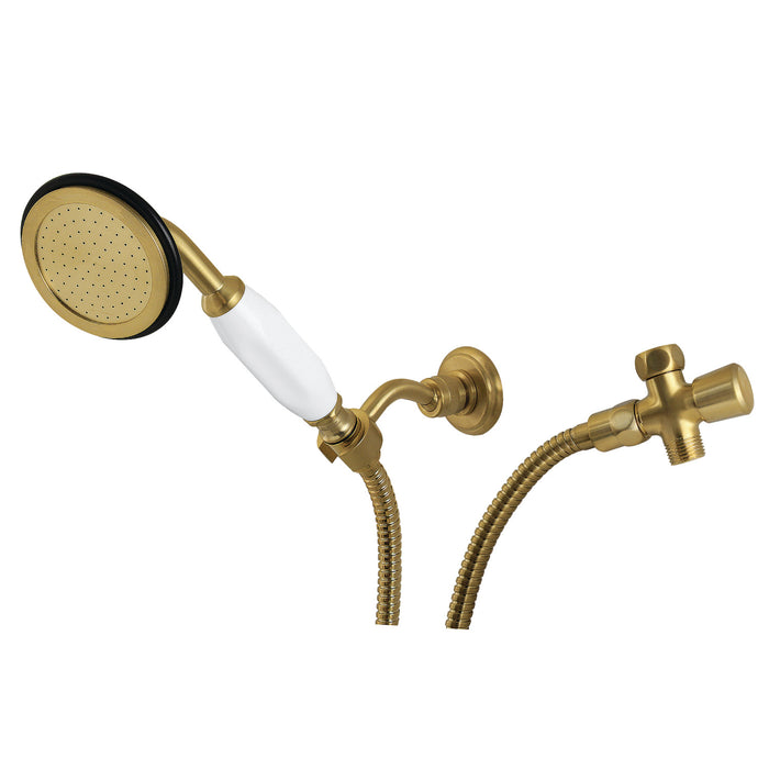 Kingston Heirloom KX10207BD - Vintage Hand Shower Kit, Brushed Brass