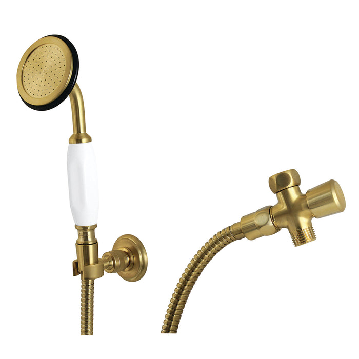 Kingston Heirloom KX10207SD - Vintage Hand Shower Kit, Brushed Brass