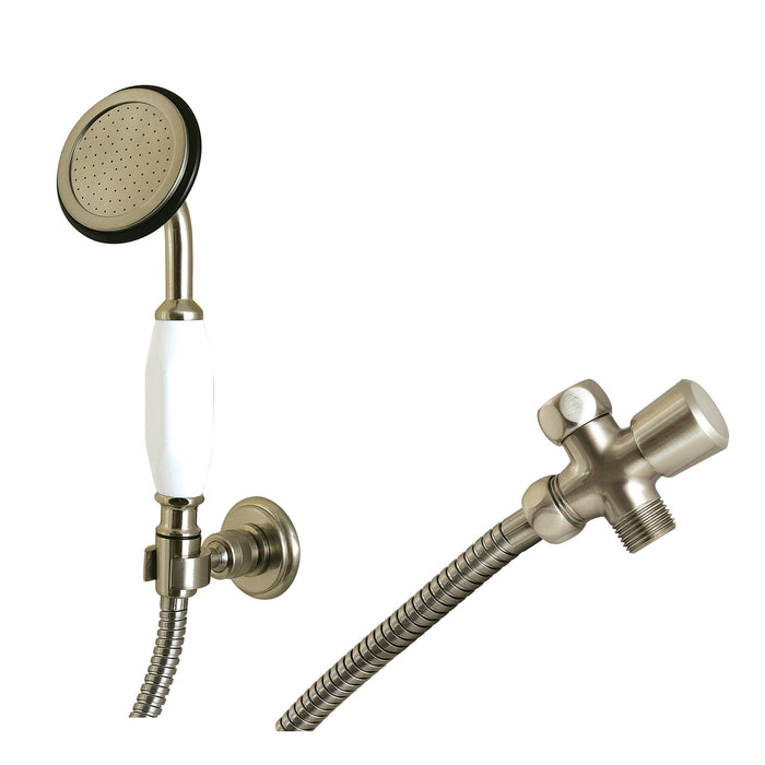 Kingston Heirloom KX10208SD - Vintage Hand Shower Kit, Brushed Nickel