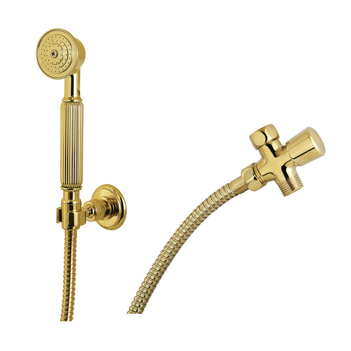 Kingston Heirloom KX1072SD - Vintage Hand Shower Kit, Polished Brass