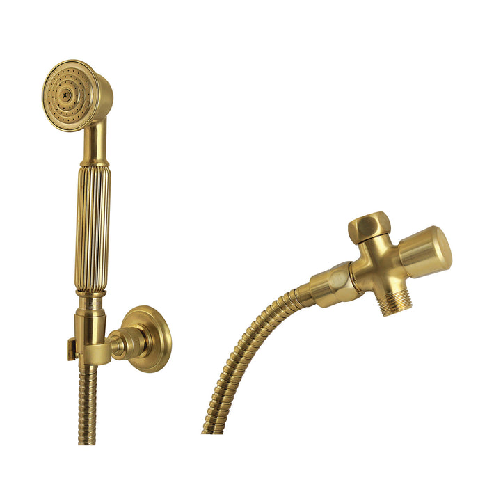 Kingston Heirloom KX1077SD - Vintage Hand Shower Kit, Brushed Brass