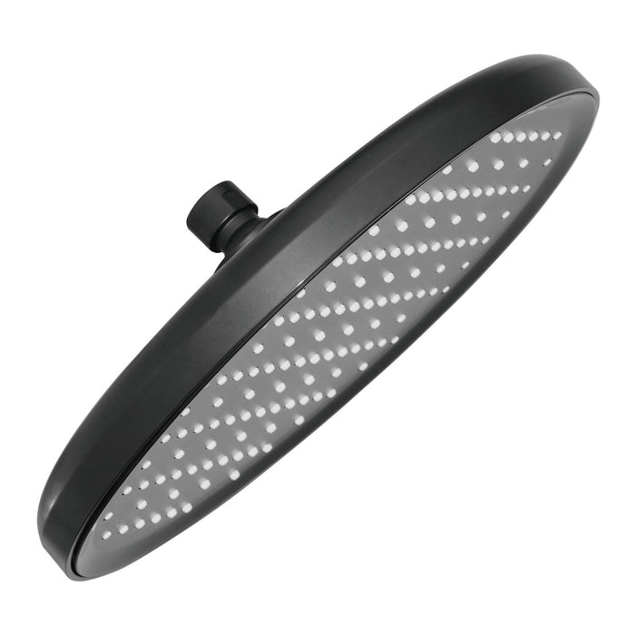 Kingston Slenderain KX140P0 10-Inch Round Rainfall Shower Head, Matte Black