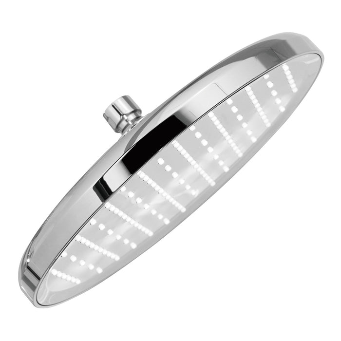 Kingston Slenderain KX140P1 10-Inch Round Rainfall Shower Head, Polished Chrome