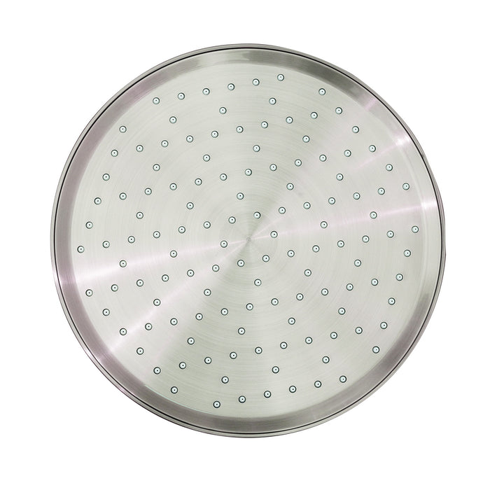 Kingston Slenderain KX140P8 10-Inch Round Rainfall Shower Head, Brushed Nickel