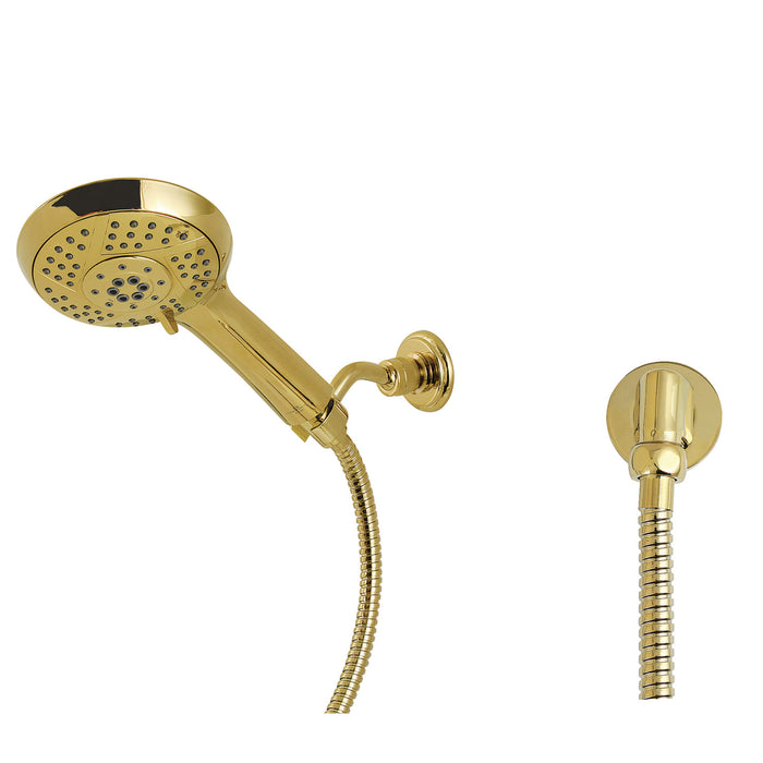 Kingston Tulare KX1542BE - Vilbosch Multi-Function Hand Shower Kit, Polished Brass