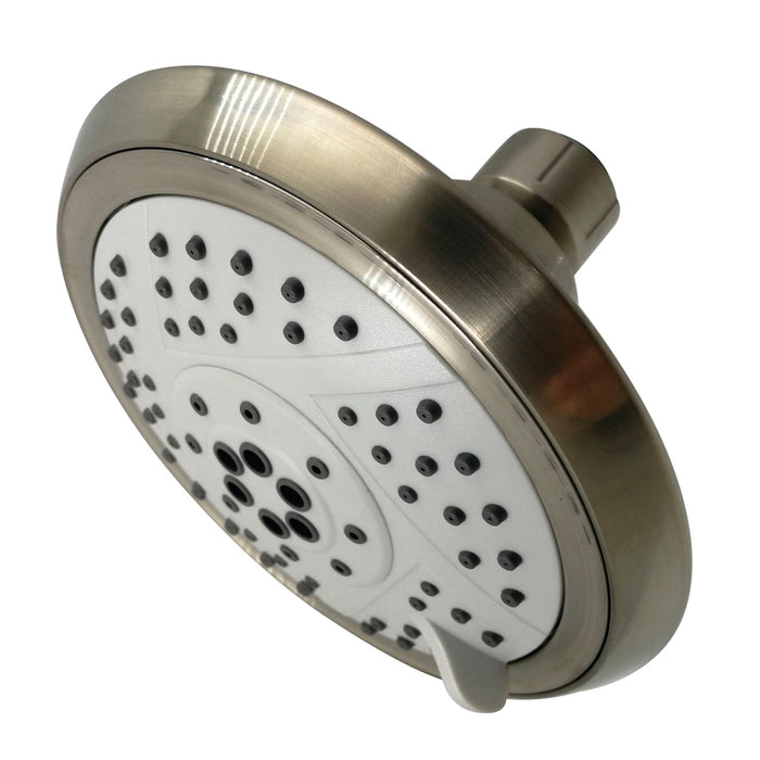 Kingston Vilbosch KX1548 5-Inch Round 5-Function ABS Shower Head, Brushed Nickel