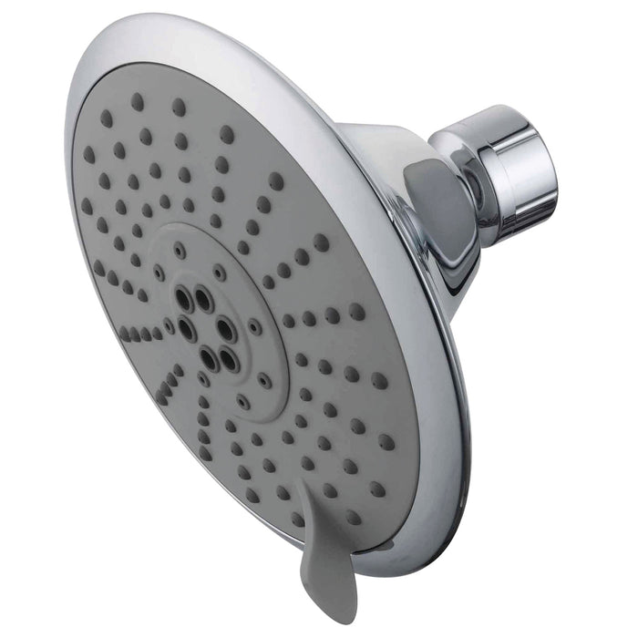 Kingston Tulare KX251 - Shower Scape 5-Inch Round 5-Function ABS Shower Head, Polished Chrome