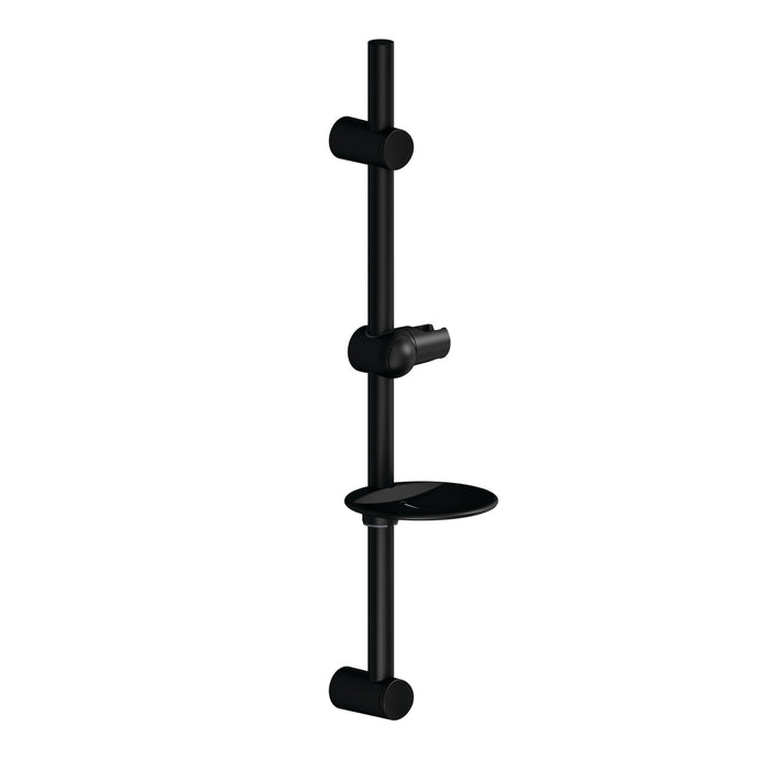 Kingston Sona KX2520SG - Vilbosch 24-Inch ABS Slide Bar with Soap Dish and Hand Shower Holder, Matte Black