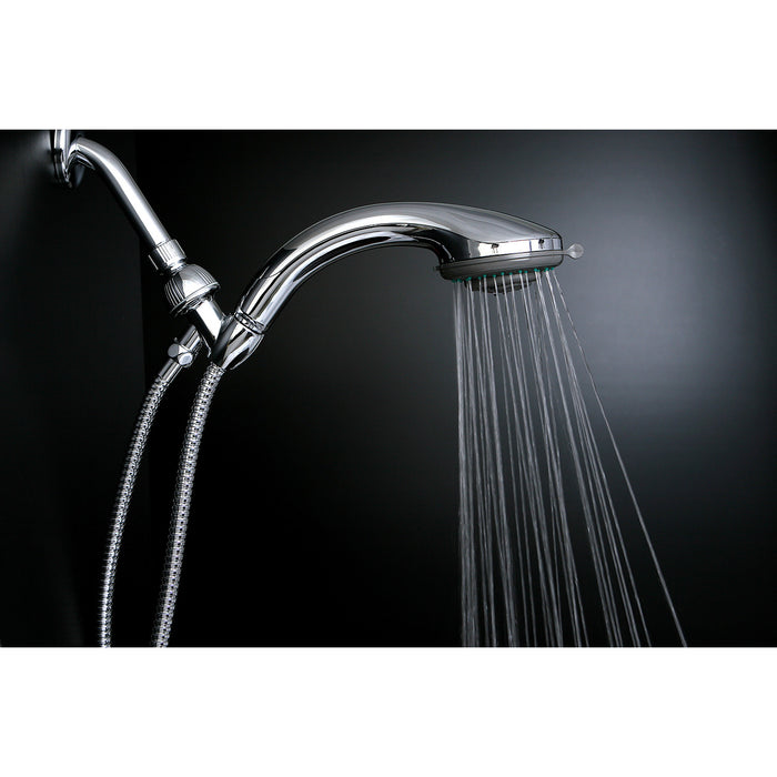 Kingston Tulare KX2522B - Vilbosch 5-Function Hand Shower Set with Stainless Steel Hose, Polished Chrome
