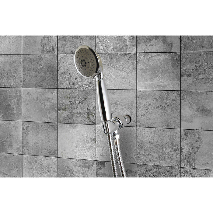 Kingston Tulare KX2528B - Vilbosch 5-Function Hand Shower Set with Stainless Steel Hose, Brushed Nickel