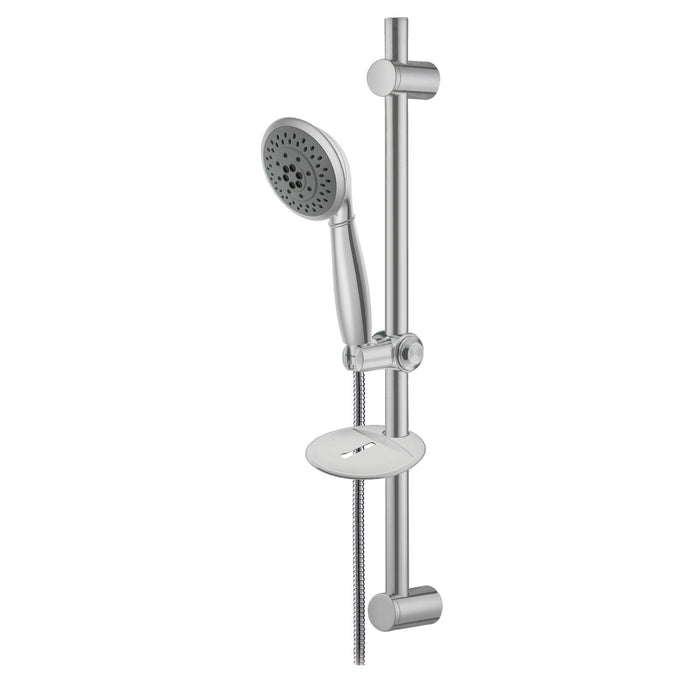 Kingston Tulare KX2528SBB - Vilbosch 5-Function Hand Shower with 24-Inch Slide Bar Kit, Brushed Nickel