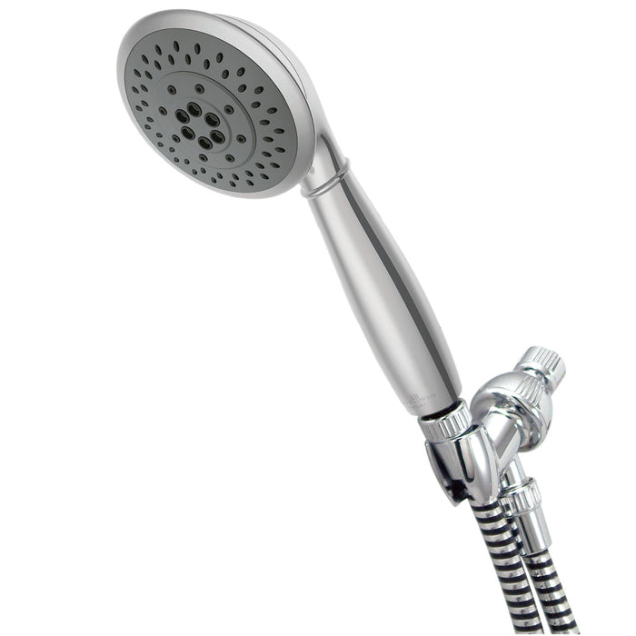 Kingston Tulare KX2528 - Vilbosch 5-Function Hand Shower with Plastic Hose, Brushed Nickel